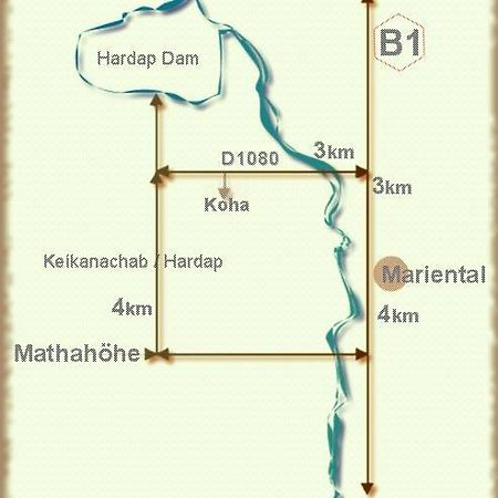 Koha Guesthouse Мариентал Екстериор снимка